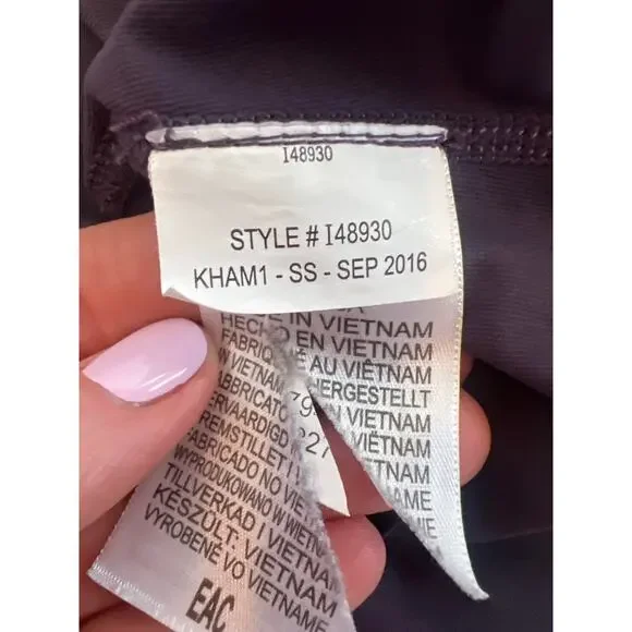 MARMOT WOMENS LIGHTWEIGHT LONG SLEEVE PULLOVER 3/4 ZIP JACKET BASELAYER PURPLE - Picture 9 of 13